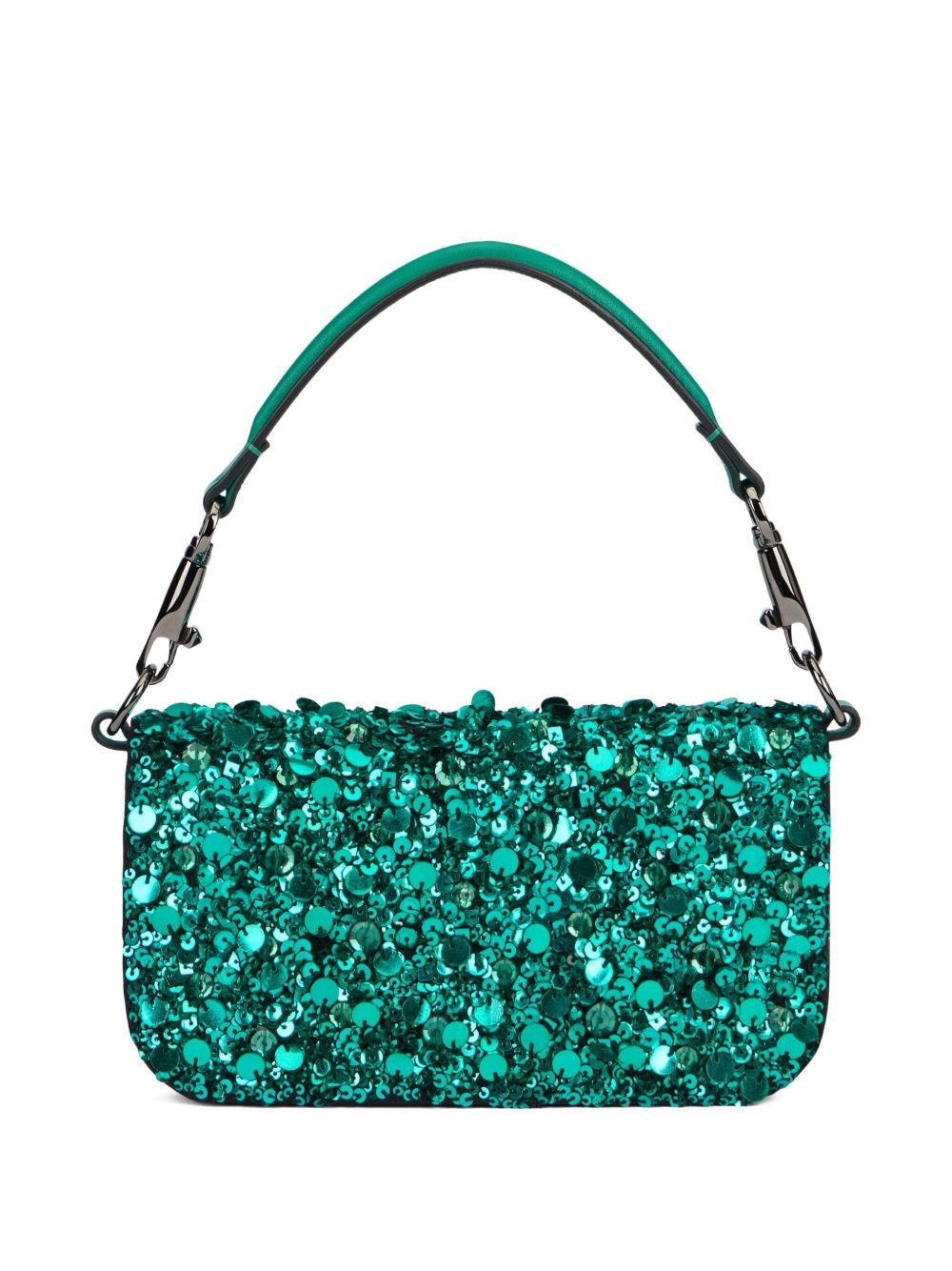 Locò VLogo sequin shoulder bag - 2