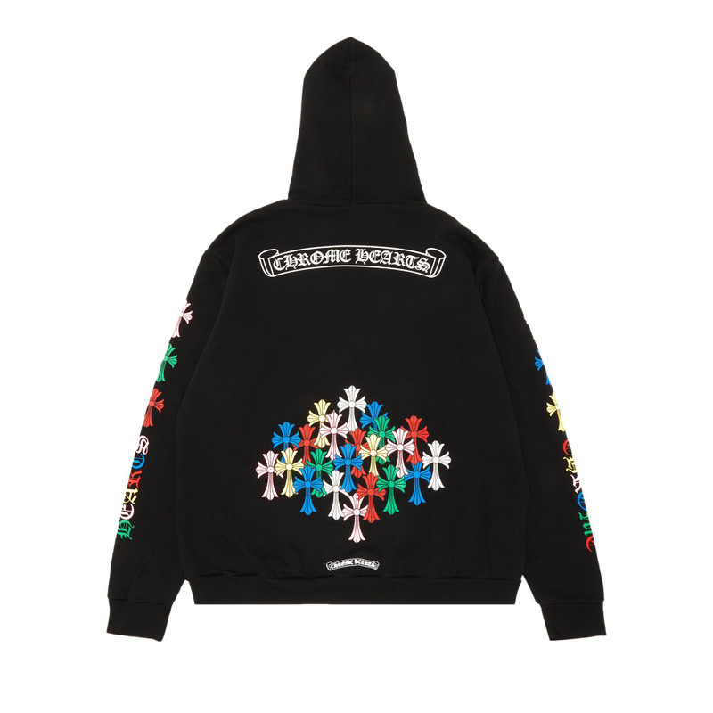 Chrome Hearts Chrome Hearts Cross Hoodie 'Black' outlook