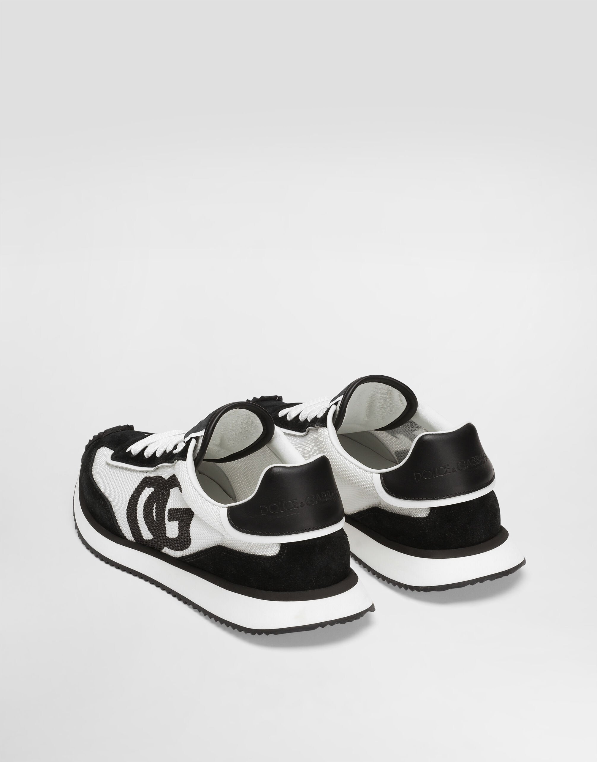 Mixed-material DG CUSHION sneakers - 3