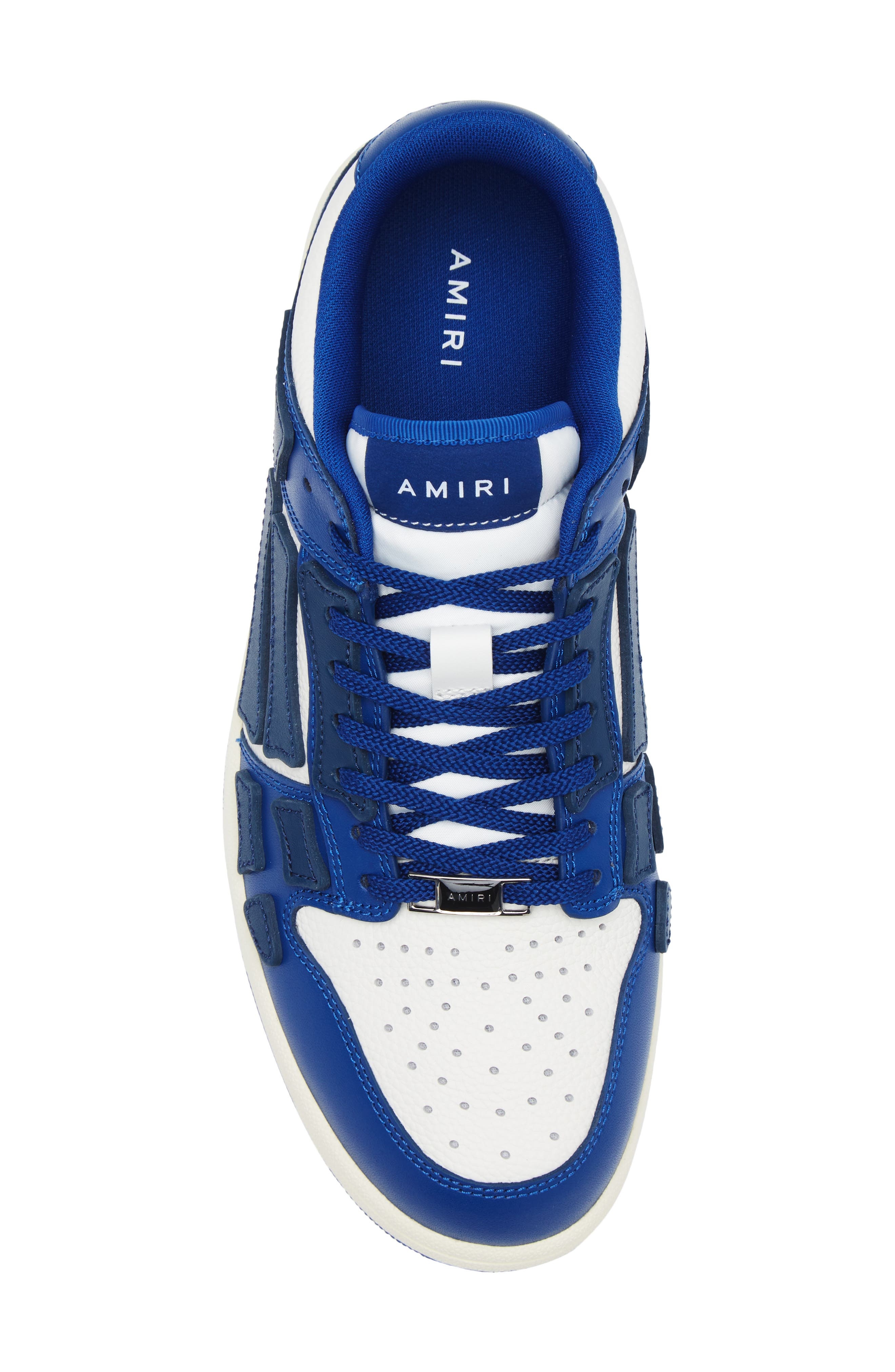 AMIRI Skel Low Top Sneaker in Blue White at Nordstrom - 5