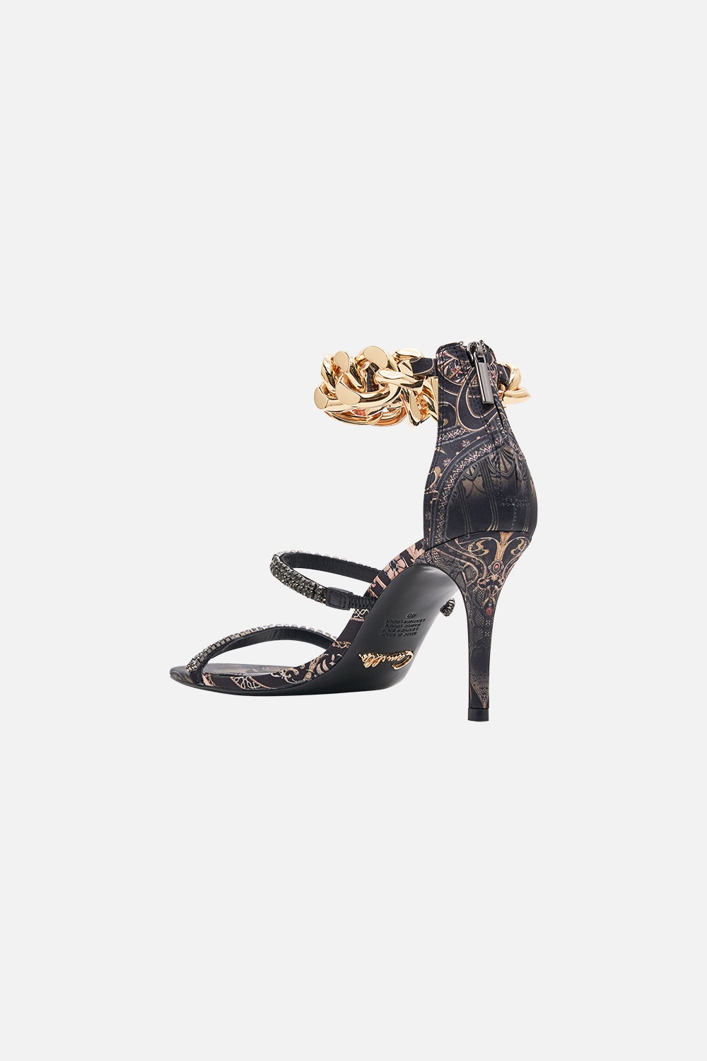 SASKIA CHAIN ANKLET HIGH HEEL SANDAL - 4