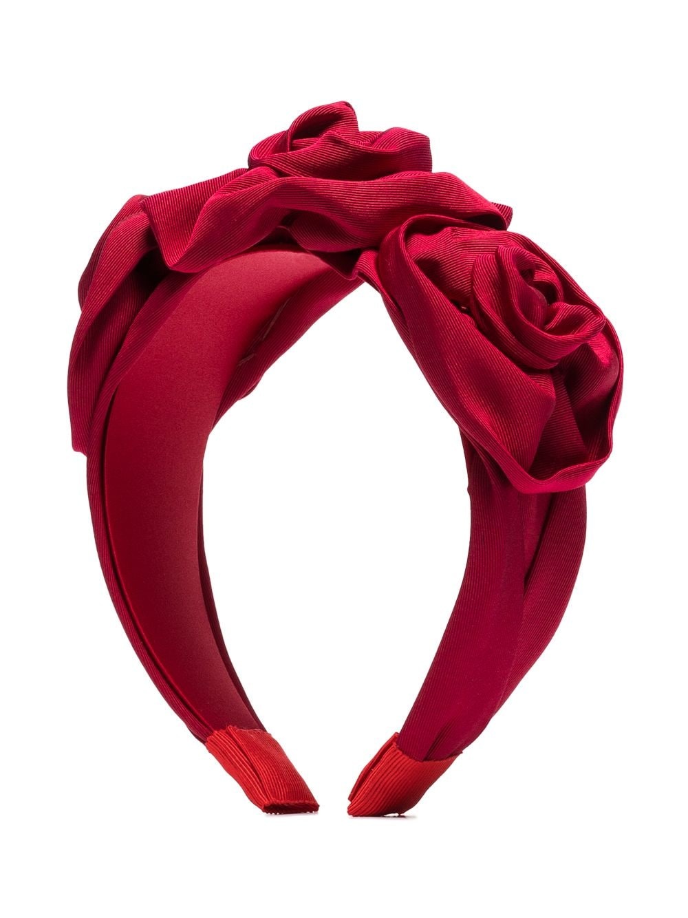 oversized rose appliqué headband - 1