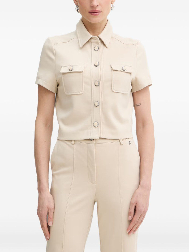 flap-pocket buttoned shirt 1
