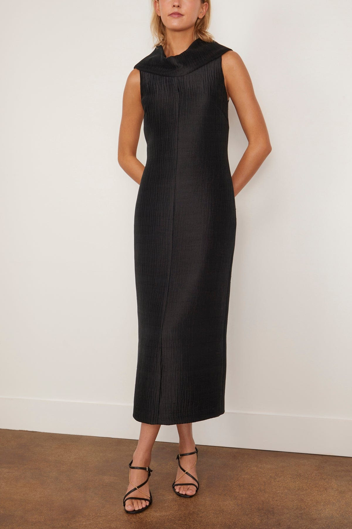 Blair Sheath Dress in Black - 3