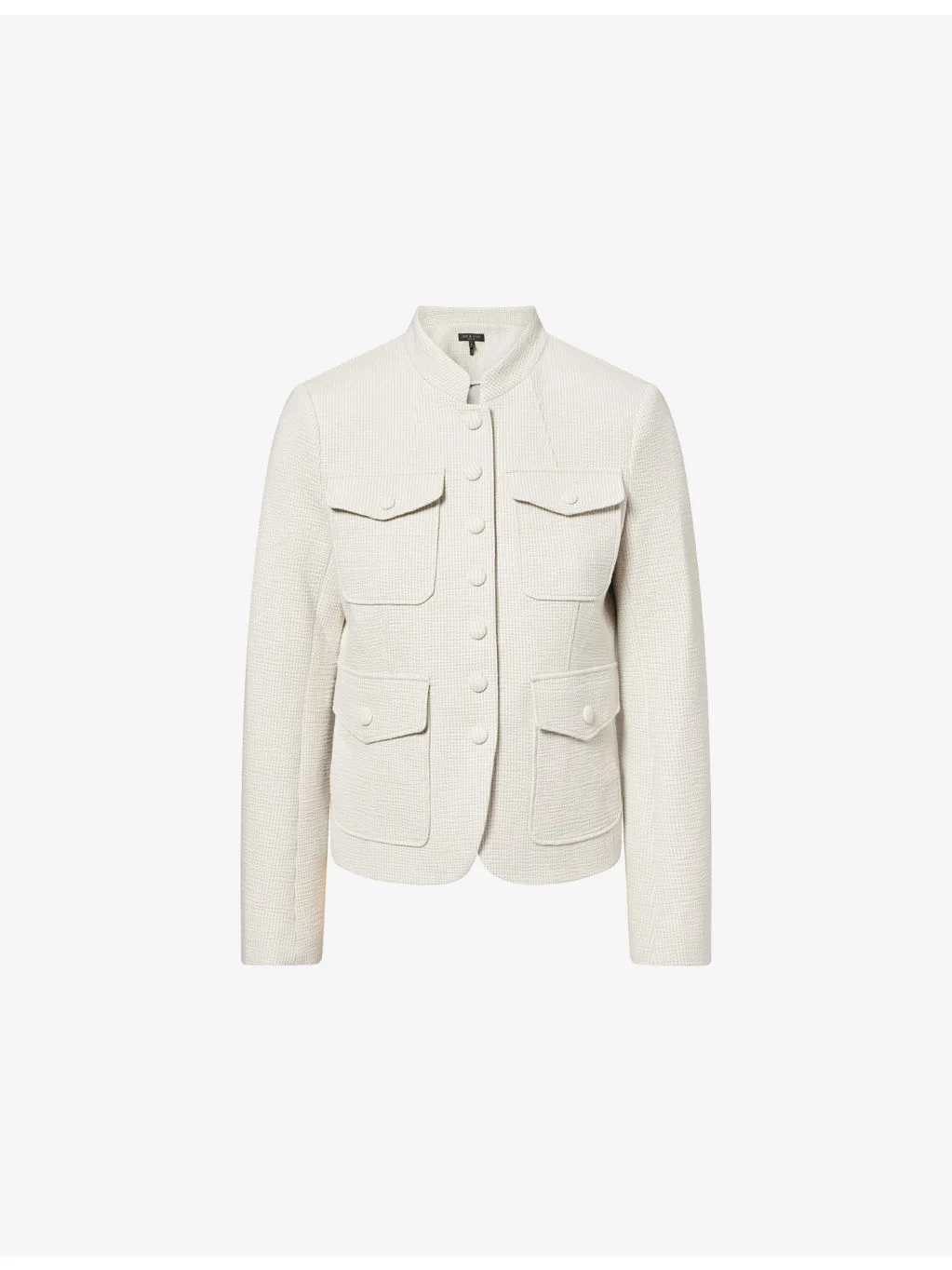 Mercer Stand-Collar Stretch-Cotton Jacket - 1