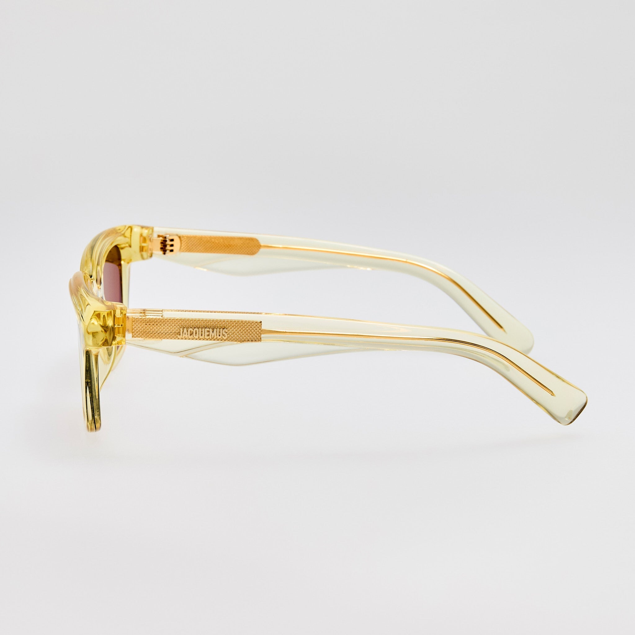 Carre Sunglasses in Crystal Yellow - 6