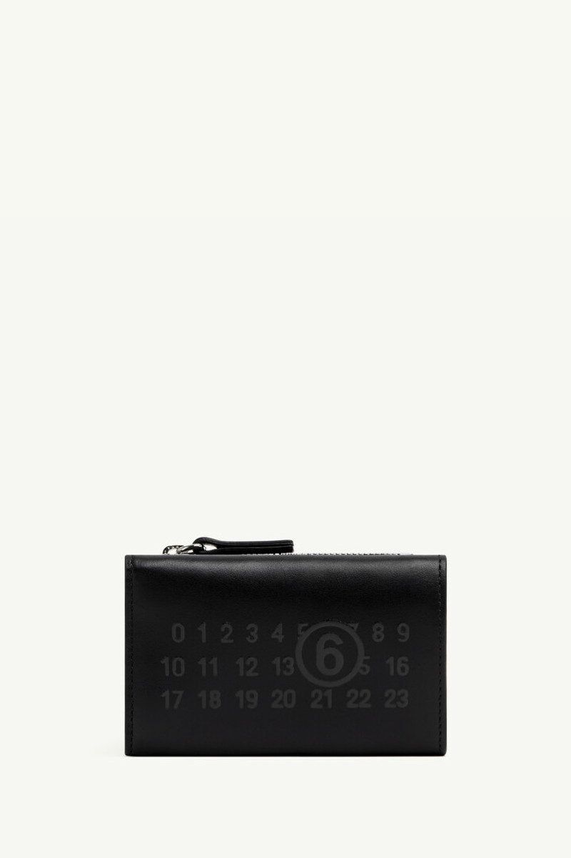 MM6 Maison Margiela Numeric logo trifold wallet outlook