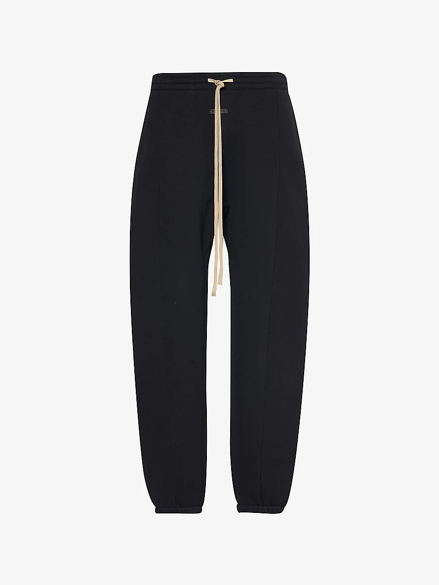 Fear of God Brand patch relaxed fit cotton jogging bottoms REVERSIBLE