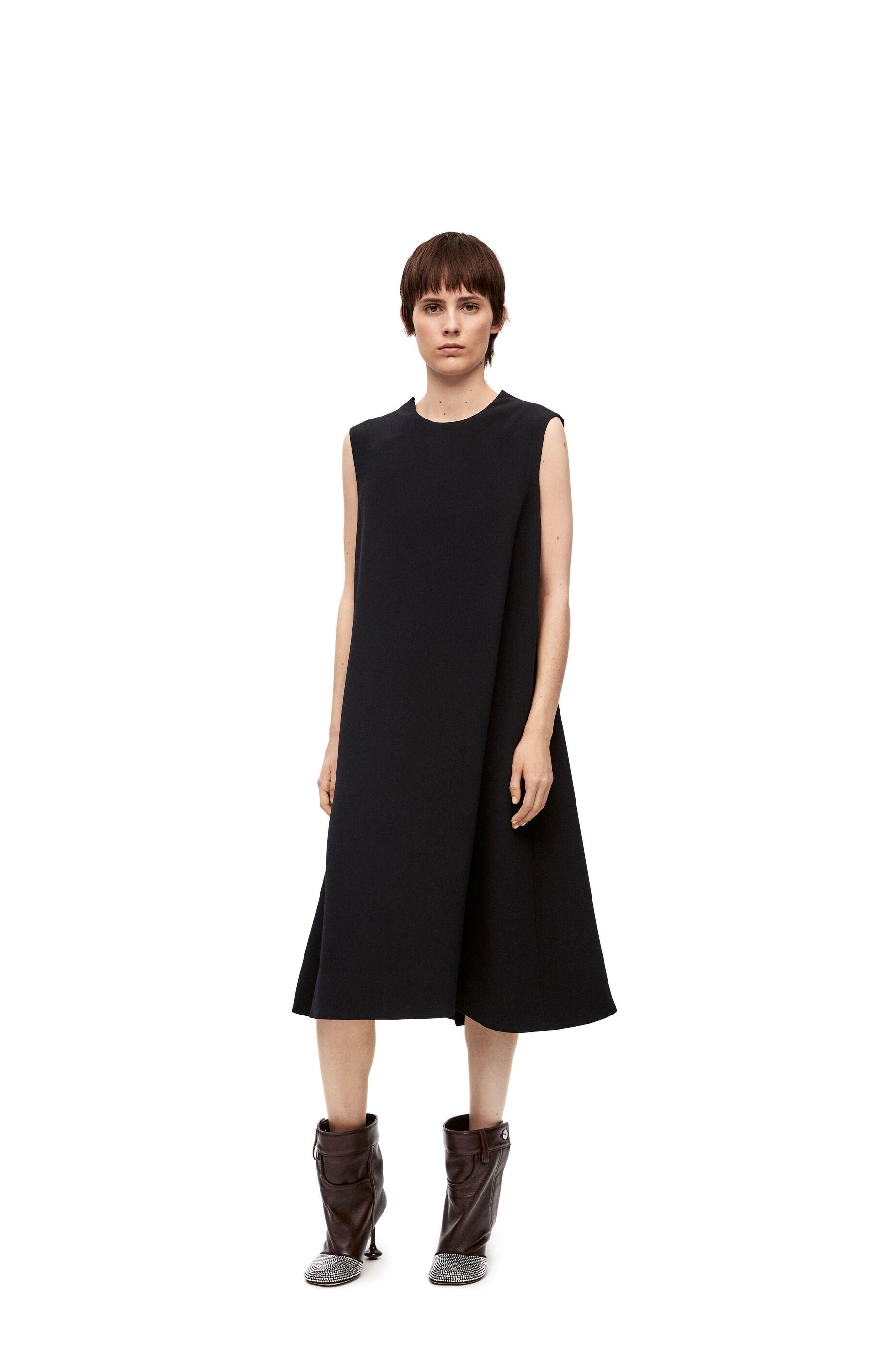 A-line dress in viscose - 2