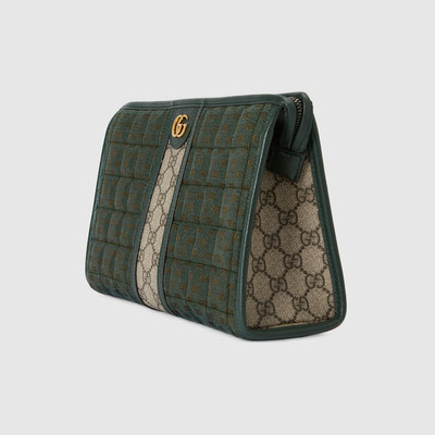 GUCCI Mini GG canvas pouch outlook