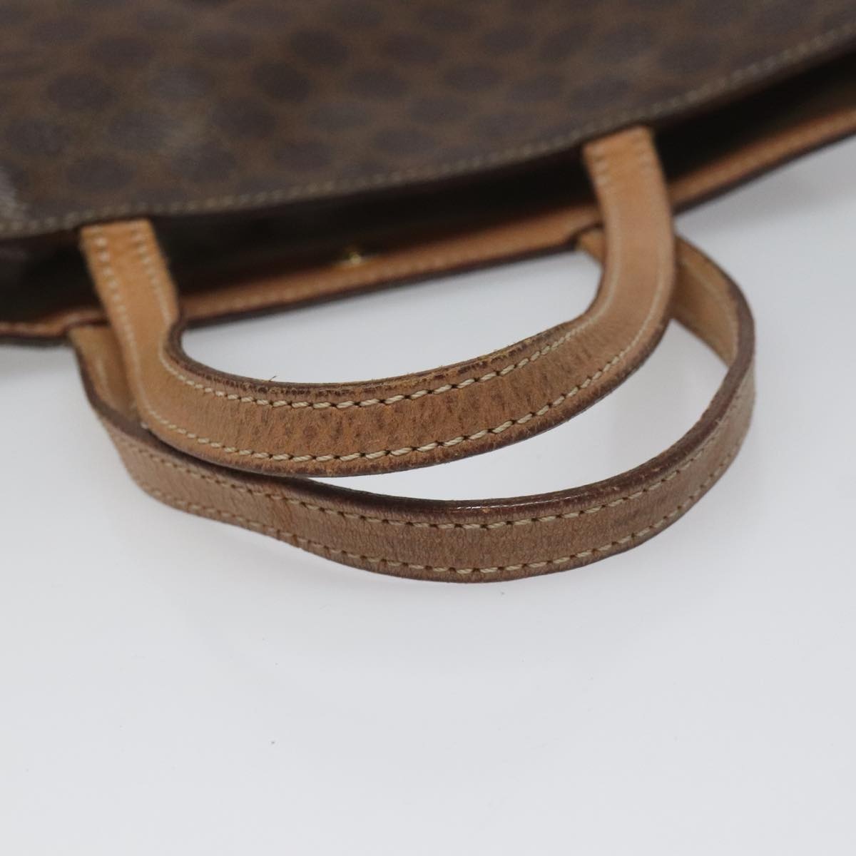 CELINE Macadam Canvas Hand Bag Pvc Brown - 7