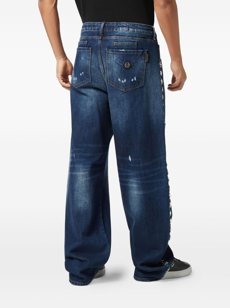 Beach Boy Fit star-studded distressed jeans 3