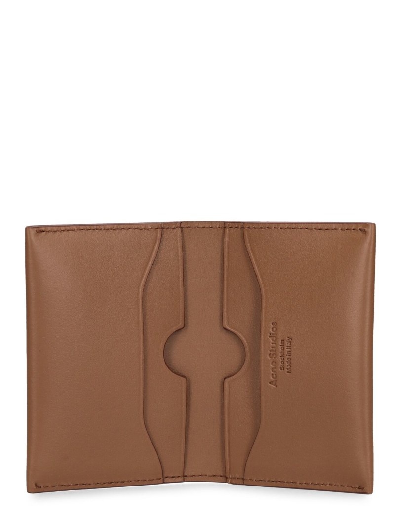 Flap leather card holder - 2