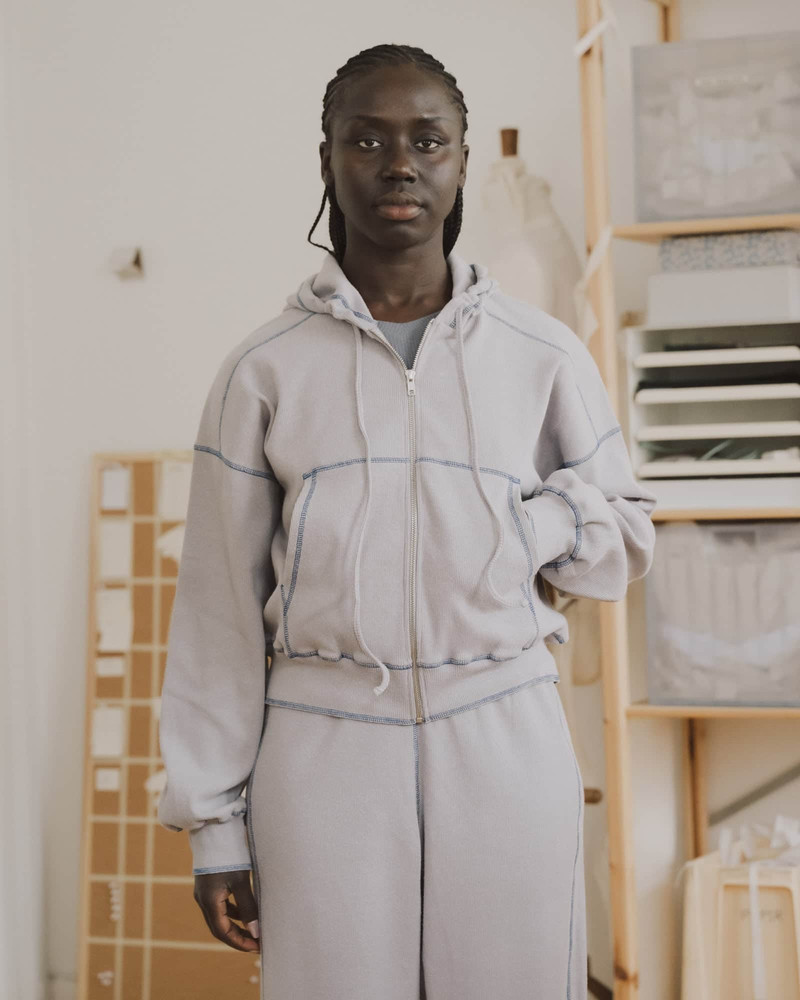 Way Zipped Hoodie - Organic Cotton Rib 1