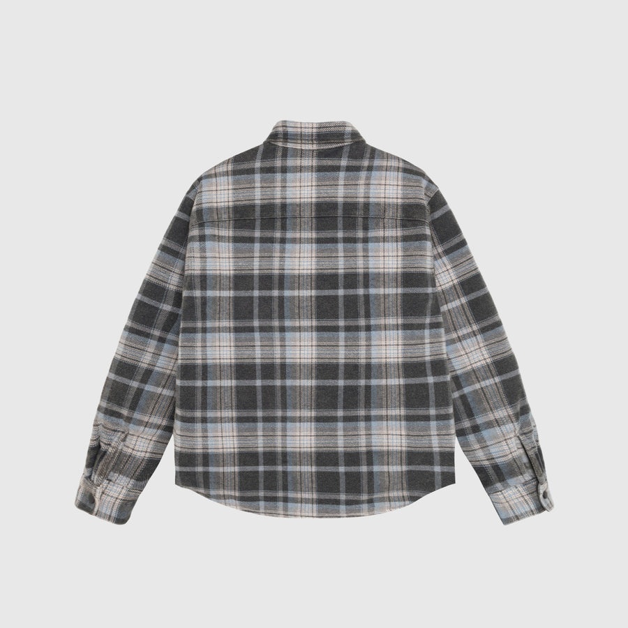 HEAVY WASHED PLAID SHIRT - 2