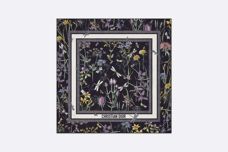 Dior Herbarium 90 Square Scarf 1