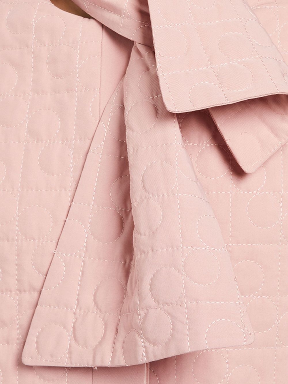 tie-neck jacket - 4