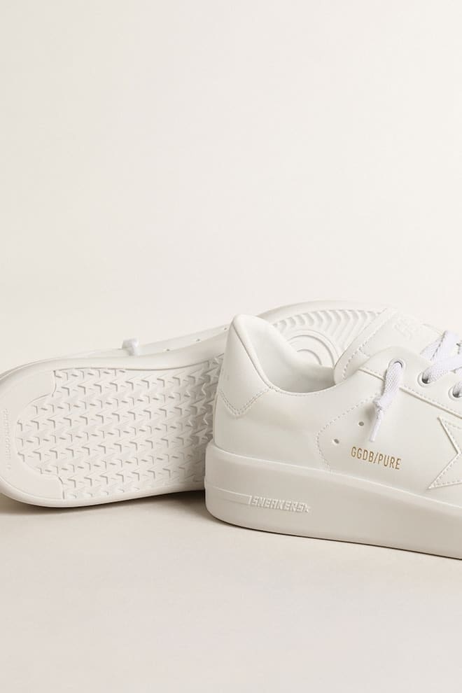 Women’s bio-based Purestar with white star and heel tab - 4