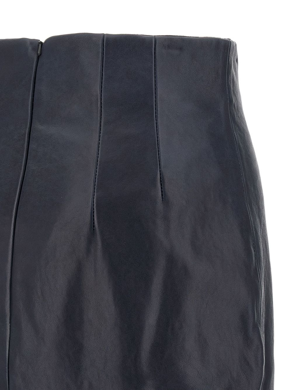 leather pencil skirt - 4