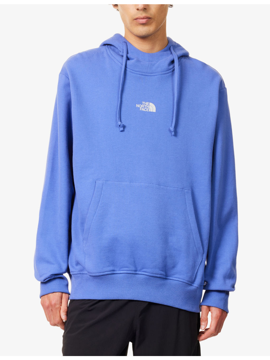 Stop Relax Embroidered-Logo Patch Cotton Hoody - 3