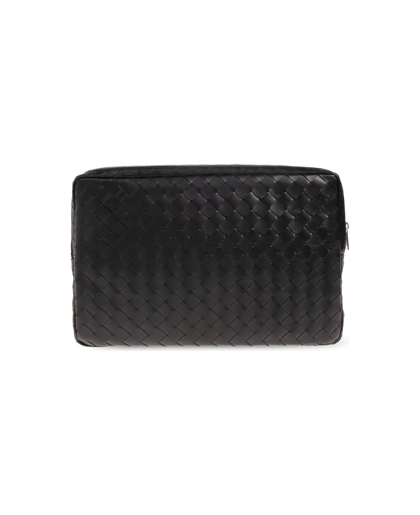 Intrecciato Zipped Clutch Bag - 1