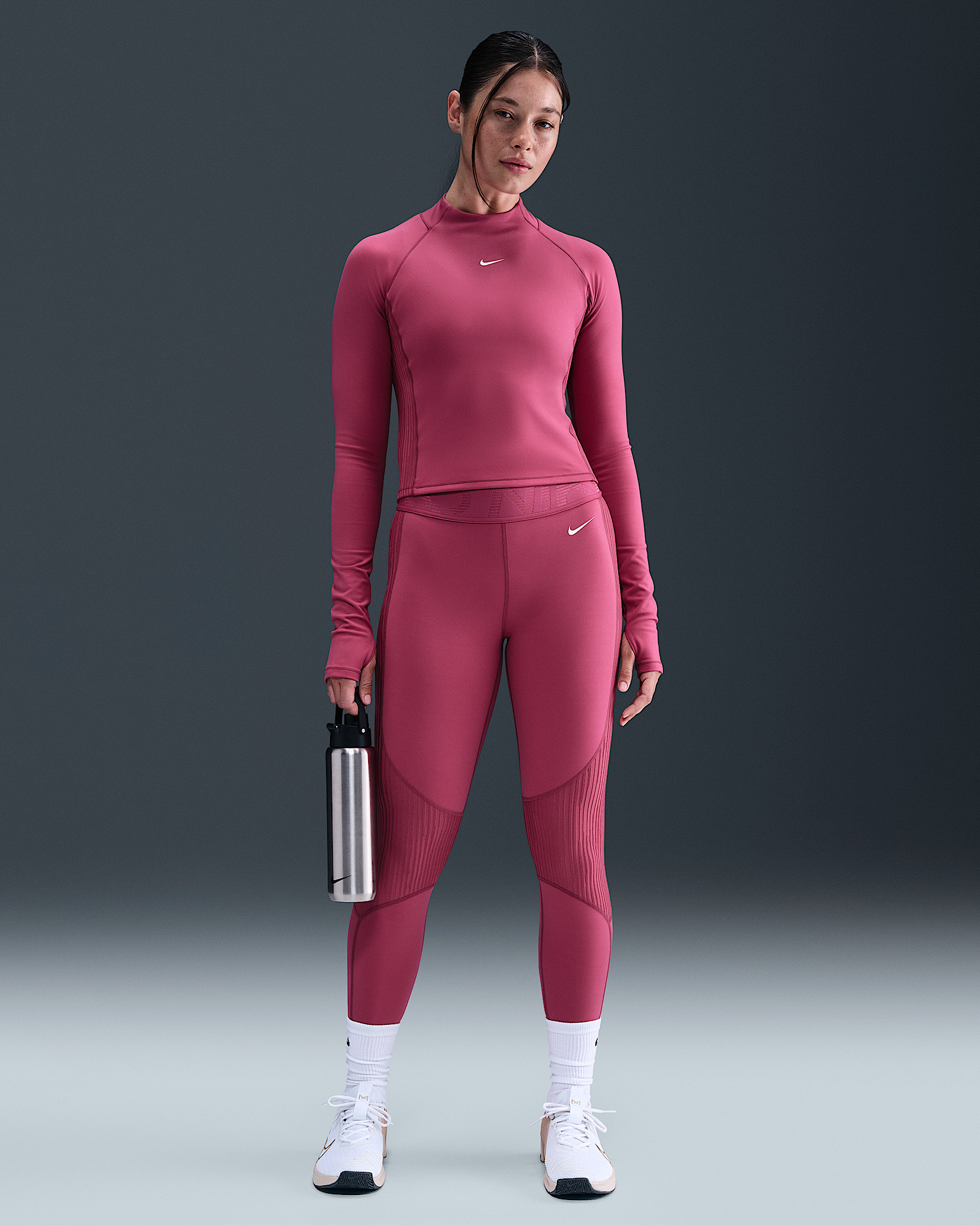 Nike Pro Women's Dri-FIT Long-Sleeve Top - 4