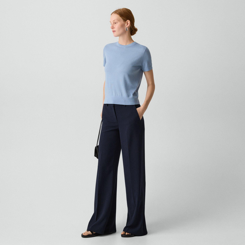 Fluid Flare Pant in Admiral Crepe 3