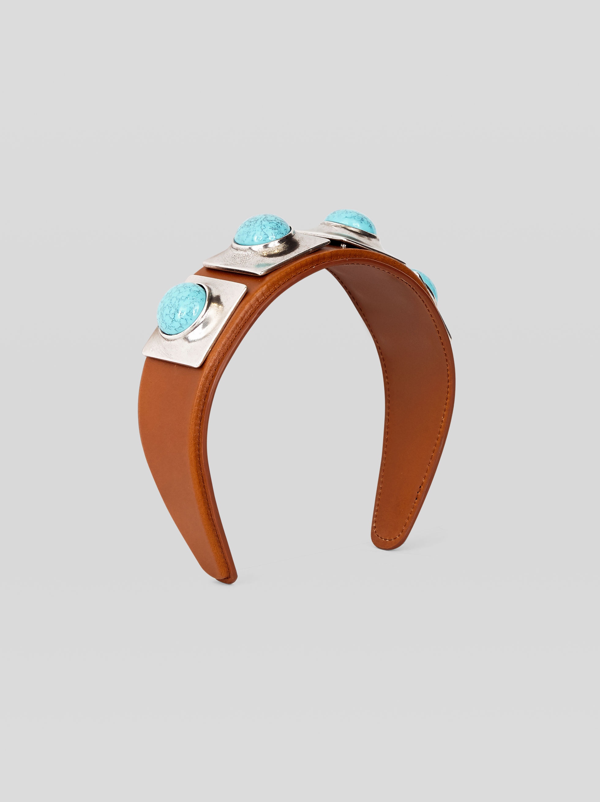 CROWN ME HEAD BAND WITH CABOCHON STONES - 1