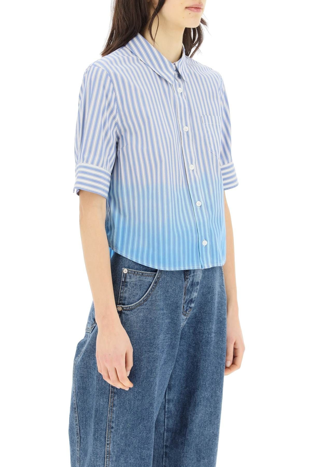 CROPPED SHORT SLEEVE SHIRT - 3