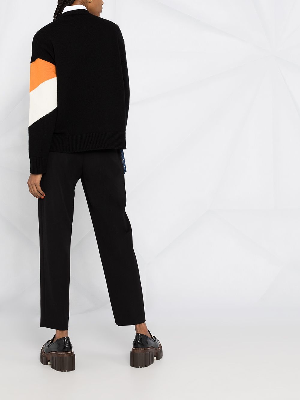 intarsia knit jumper - 4