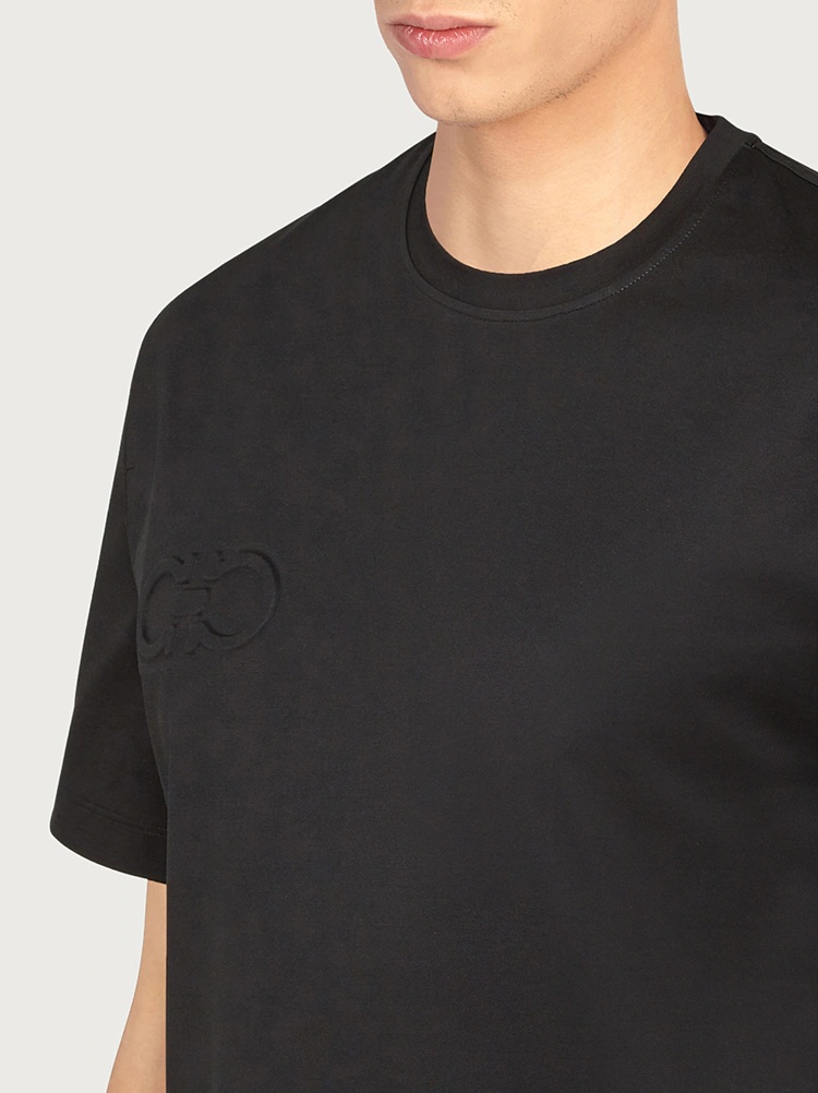 T-SHIRT WITH GANCINI - 5