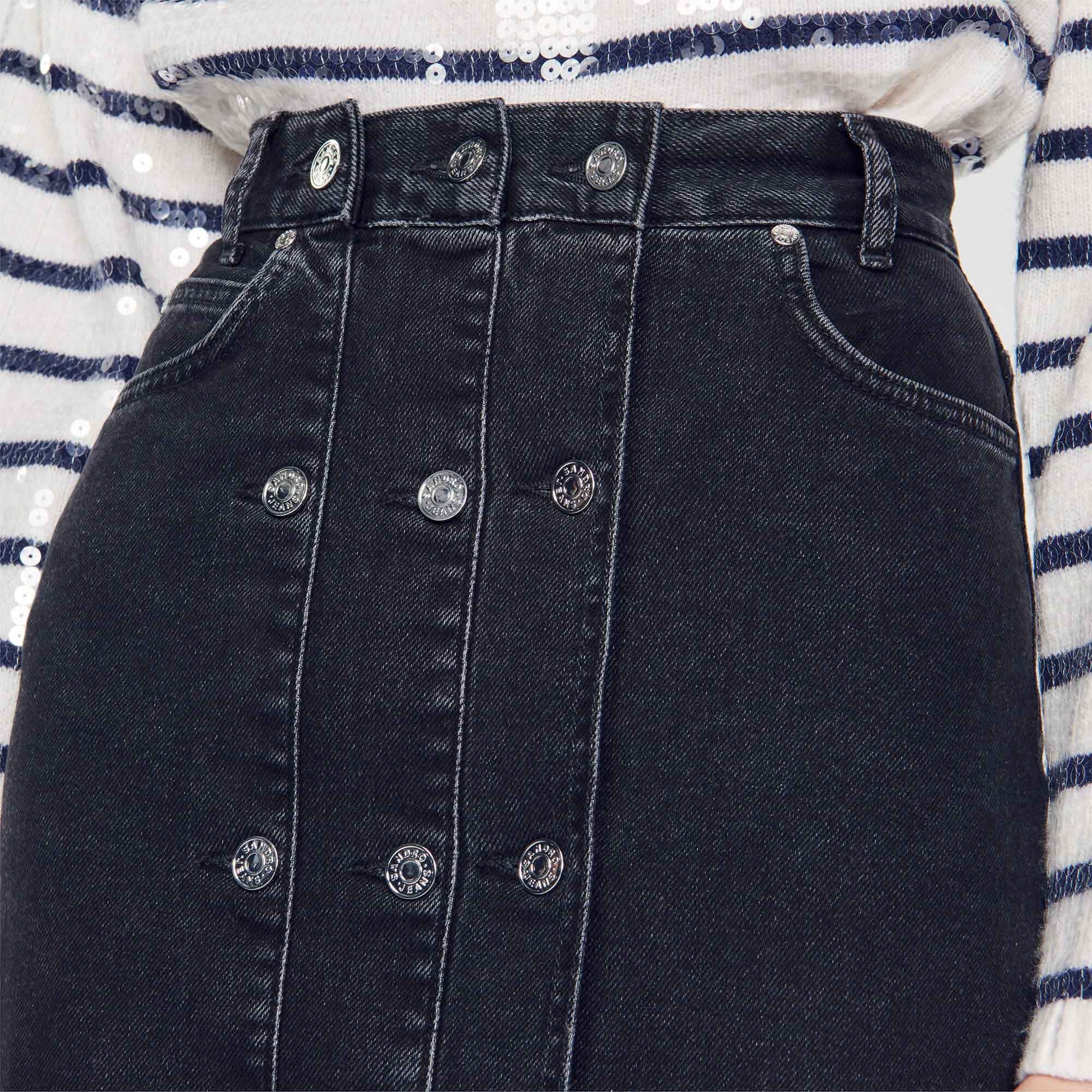 DENIM SKIRT - 4