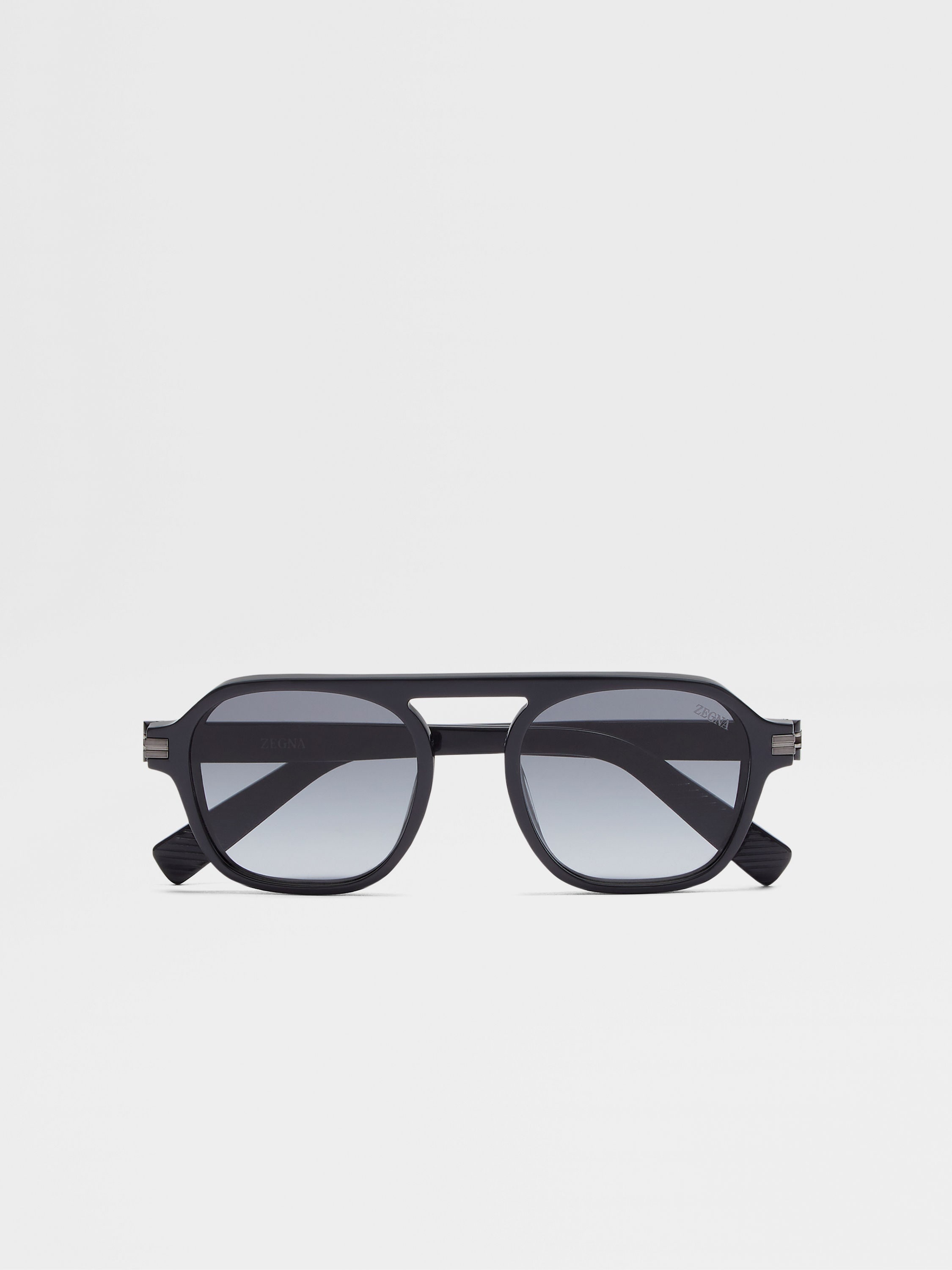 ASPHALT GREY AURORA II ACETATE SUNGLASSES - 1