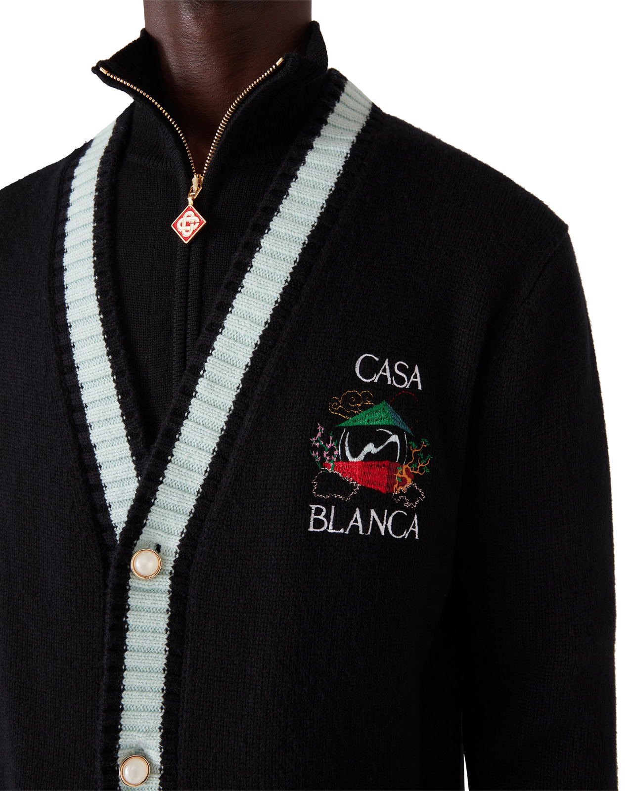 Casa Mountain Temple Cardigan | Casablanca Paris - 3