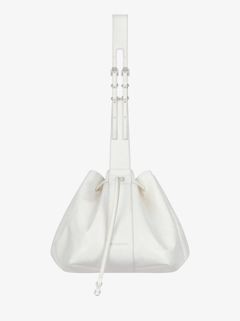 MEDIUM PUMPKIN BAG IN CRACKLED LEATHER 1