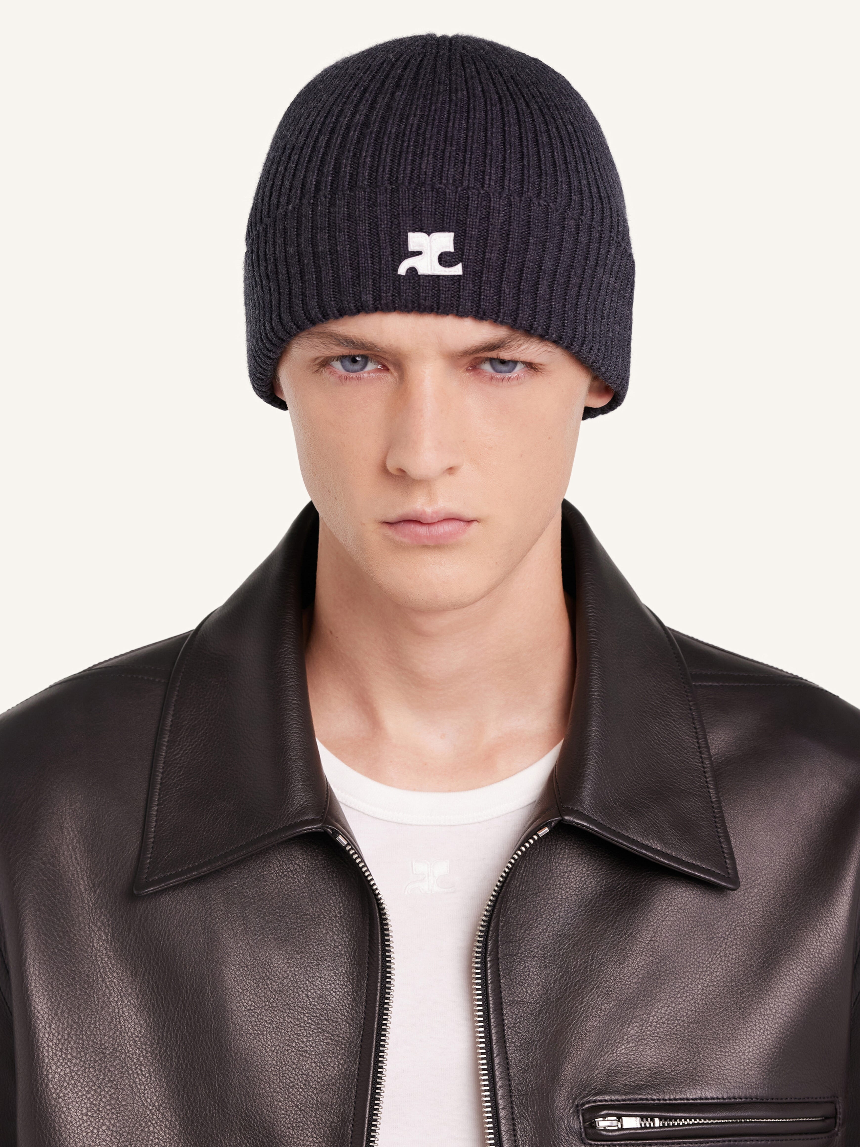 RIBBED WOOL HAT - 3