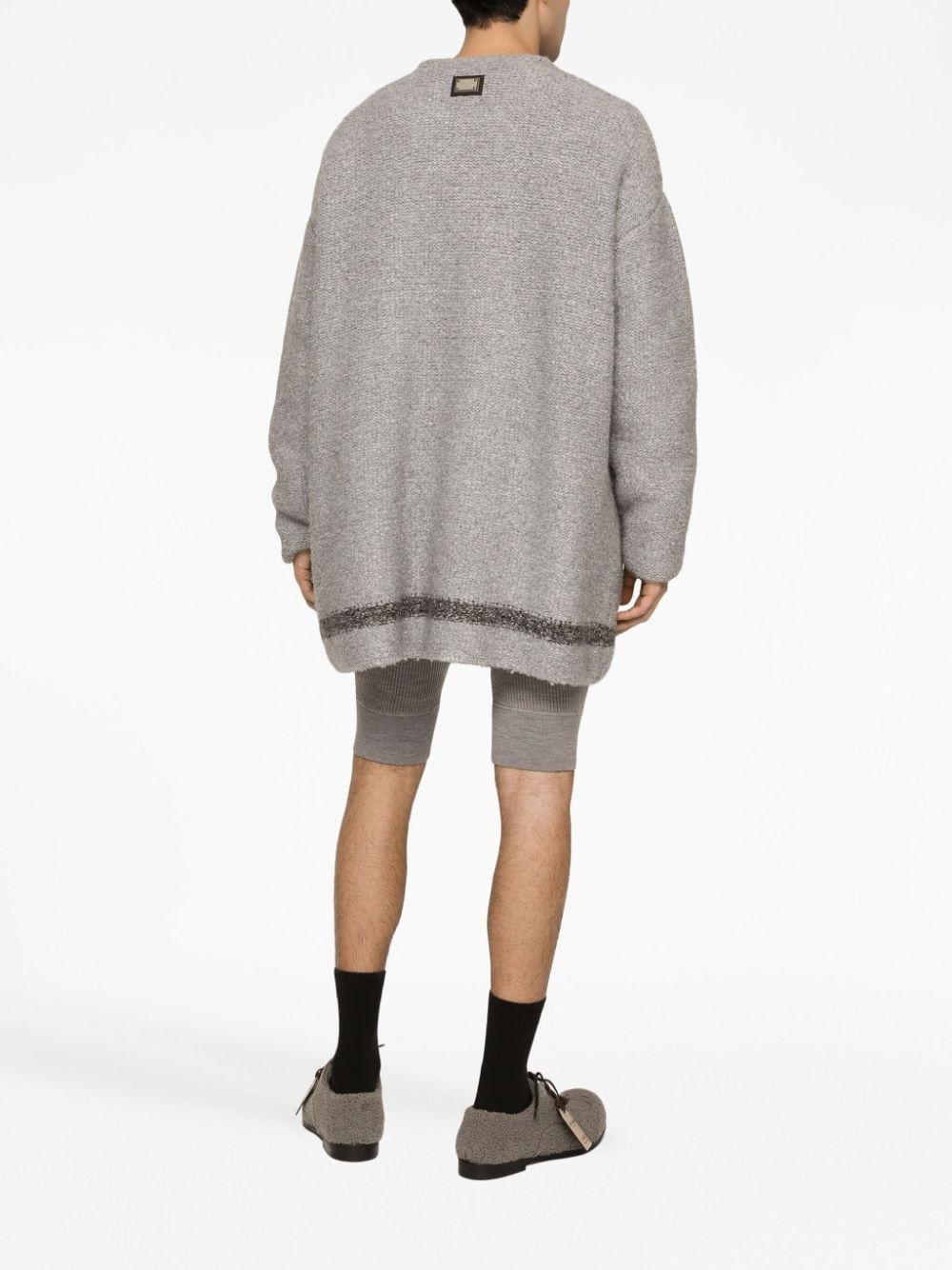 crew-neck long-sleeve jumper - 4