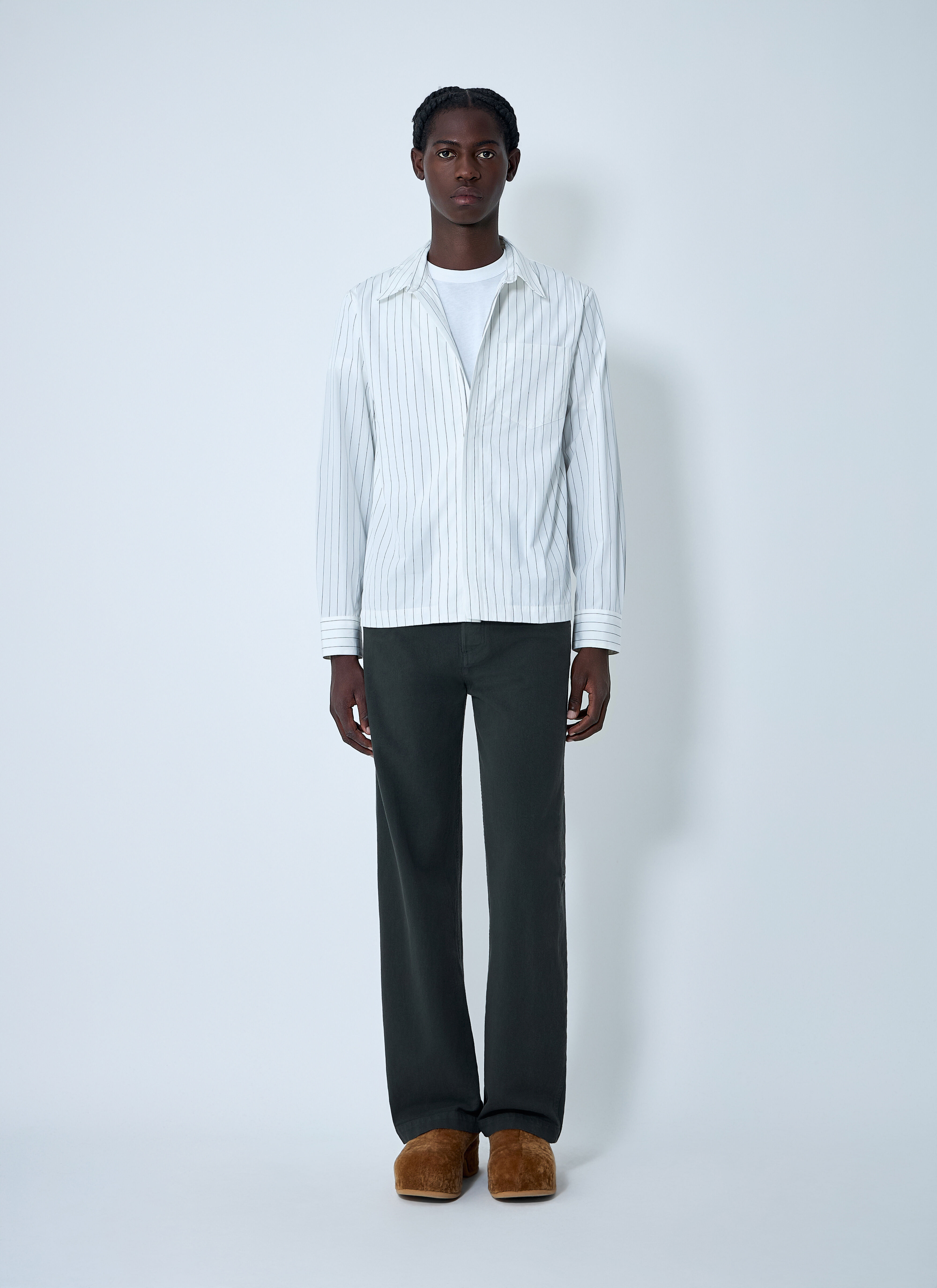 Stripe Button-Down Shirt - 2