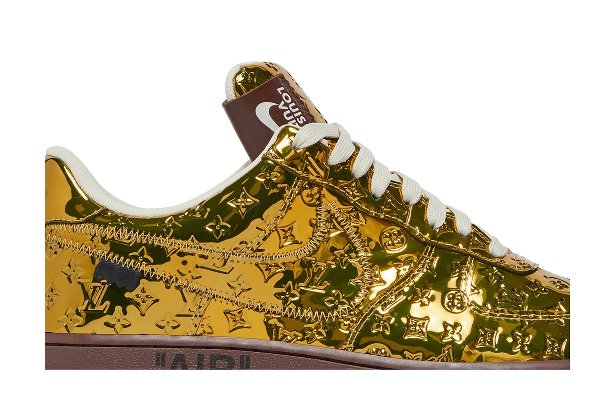 Louis Vuitton x Air Force 1 Low 'Metallic Gold' - 2