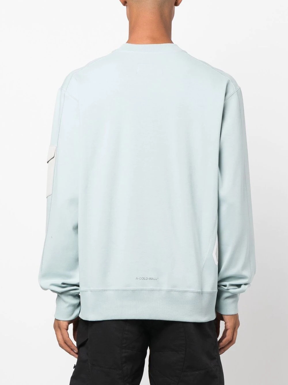 patch-pocket cotton sweatshirt - 4