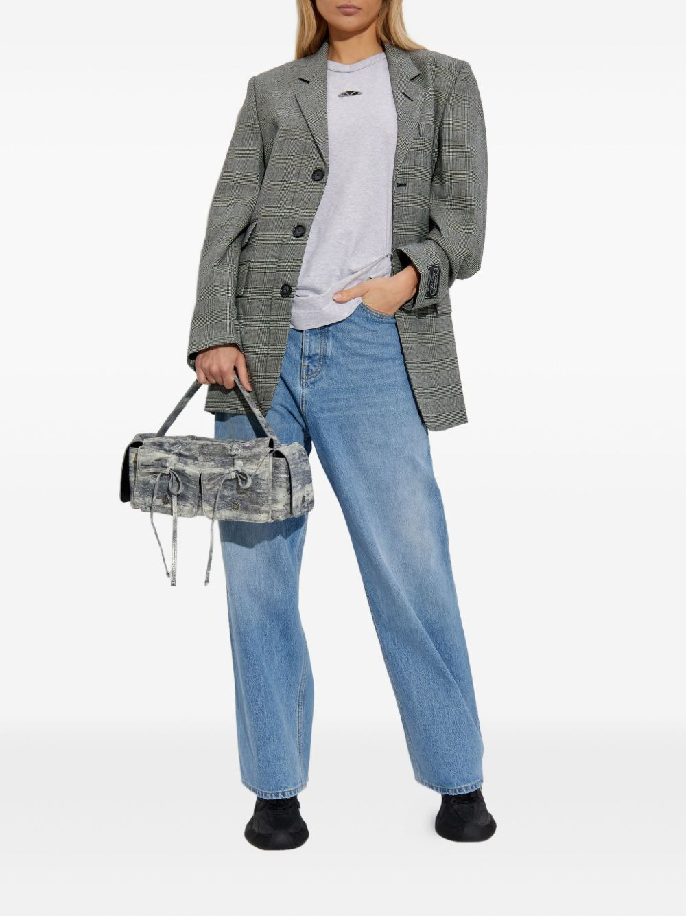 patchwork jeans - 2