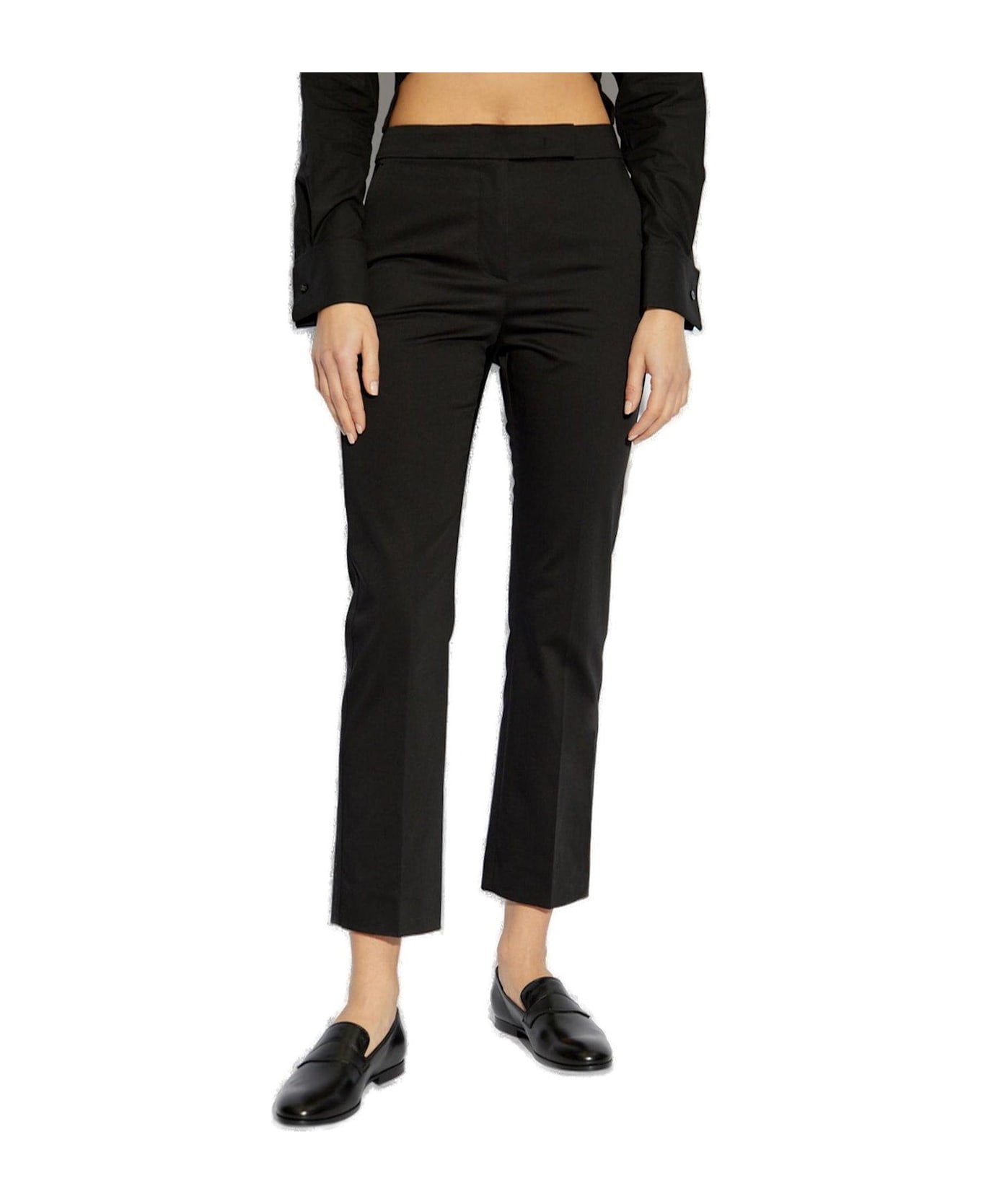 Okra Pleat Detailed Cropped Trousers - 2
