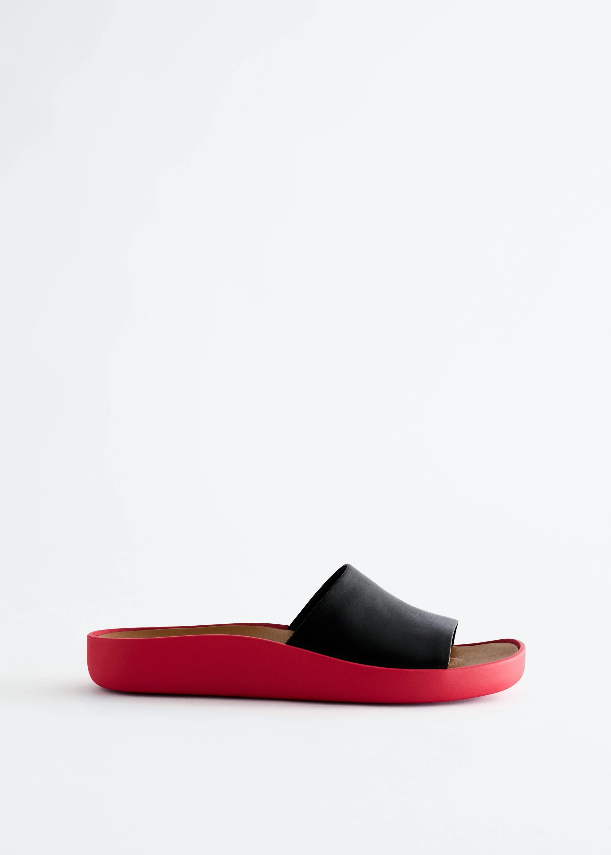 Slip-On Leather Sandals - 1
