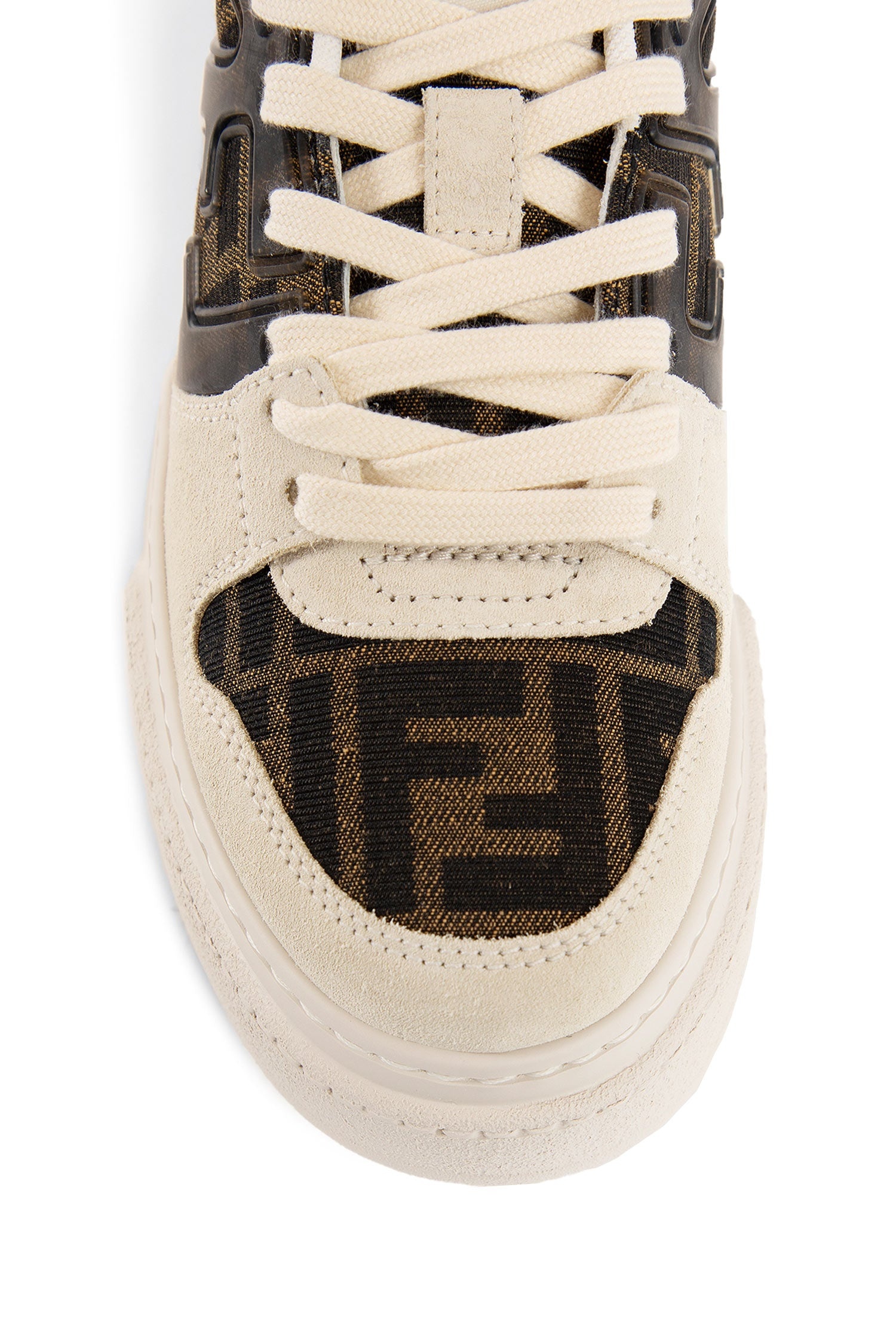 関税送料込★FENDI★マッチ キャンバス ロートップ スニーカー★ FENDI Match-Canvas-And-Suede-Platform-Sneakers | antonioli