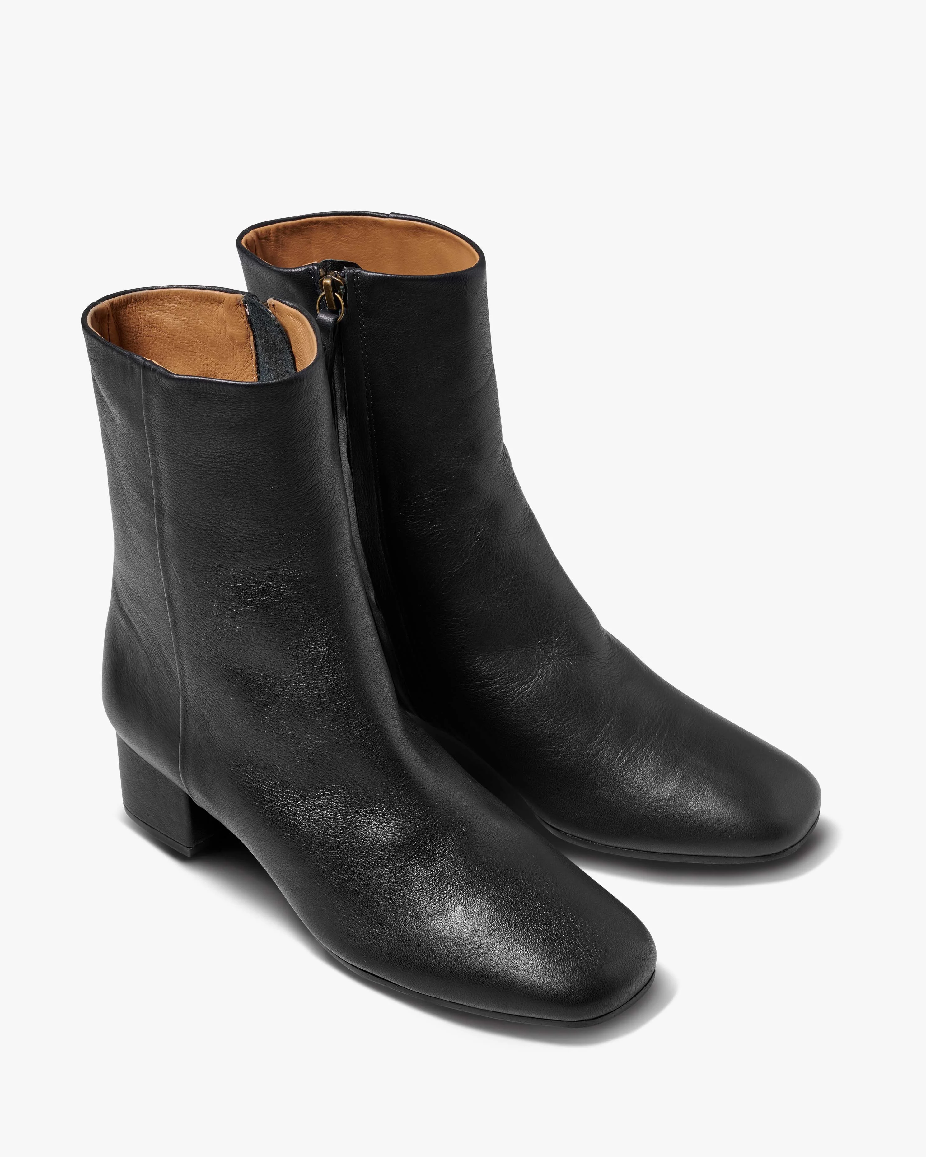 Raven Leather Boots - 1