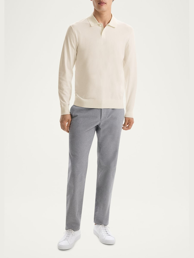 Theory Men's Goris Long-Sleeve Polo Shirt outlook