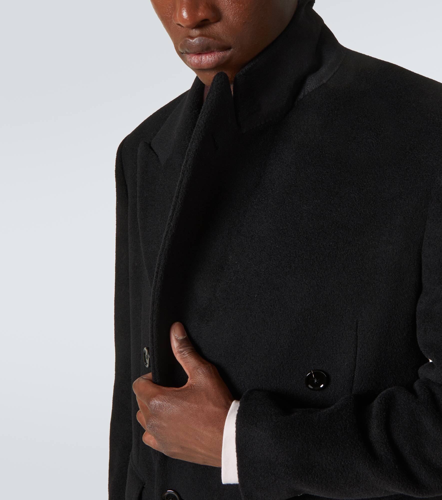 Virgin wool overcoat - 7