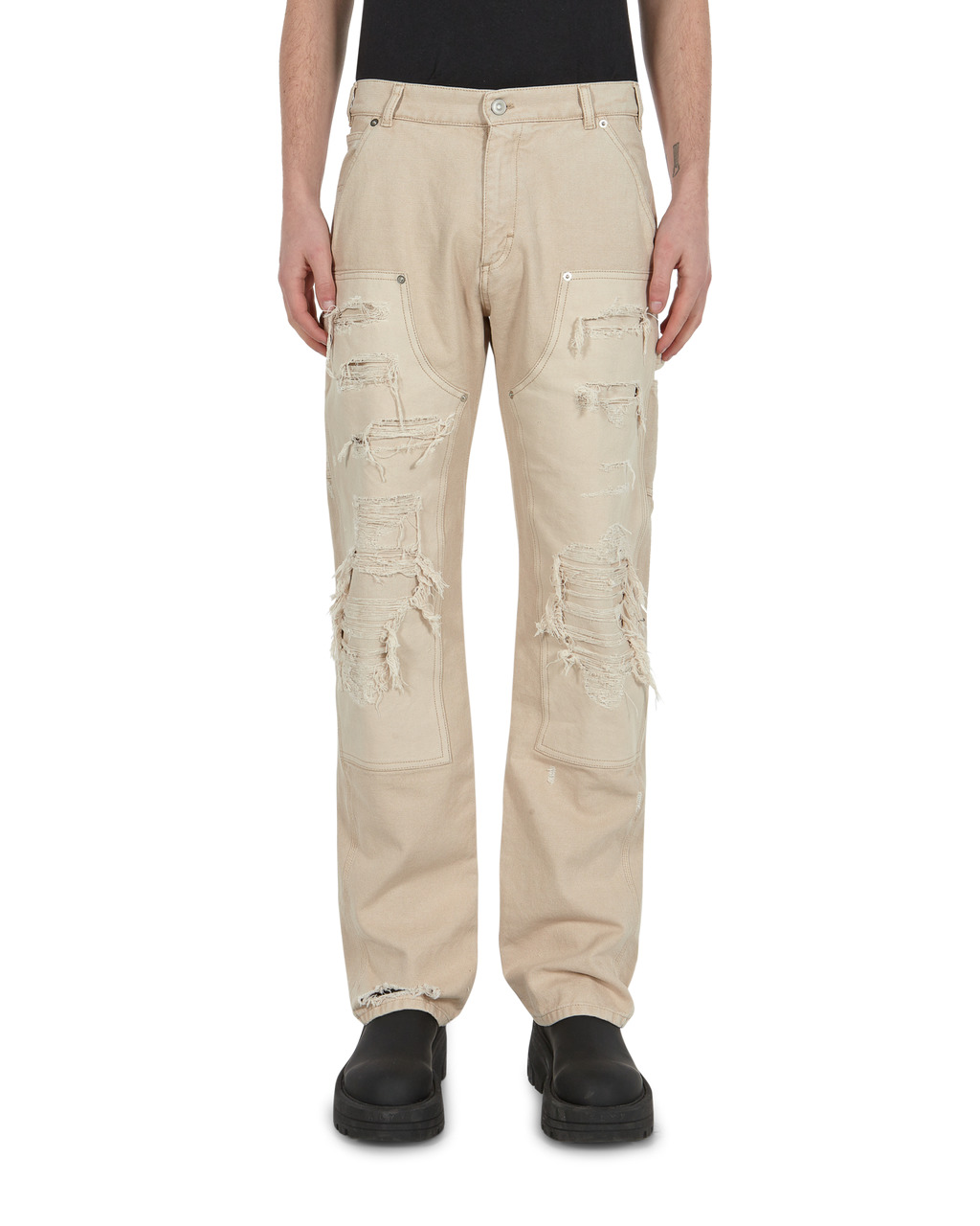 パンツ 1017 ALYX 9SM Destroyed Carpenter Pant S 1017 ALYX 9SM Destroyed Canvas Ripped Carpenter Trousers