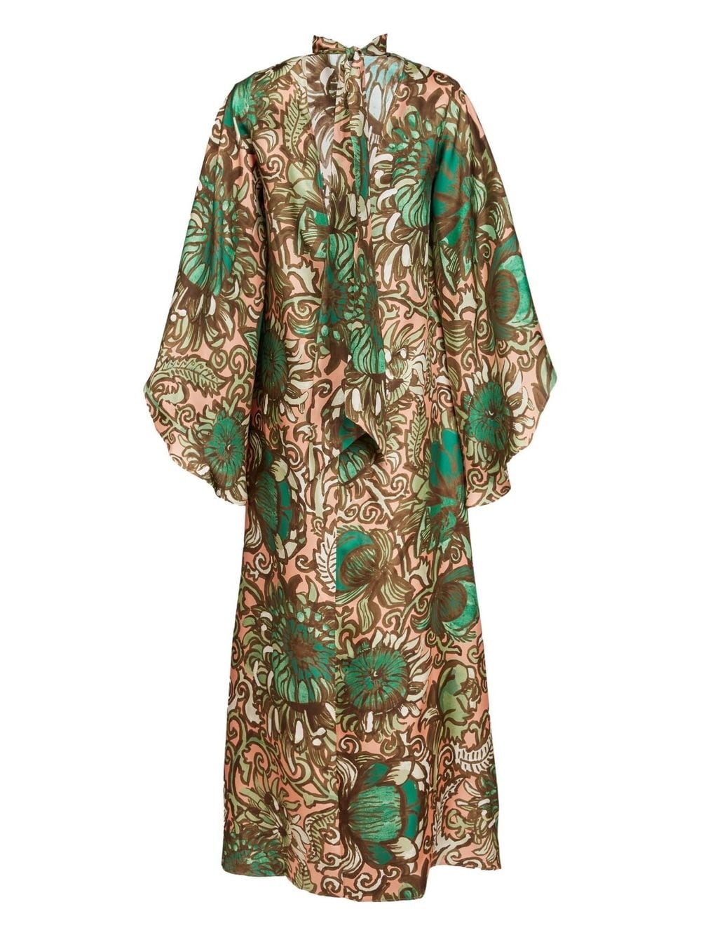 Magnifico floral-print silk maxi dress - 5