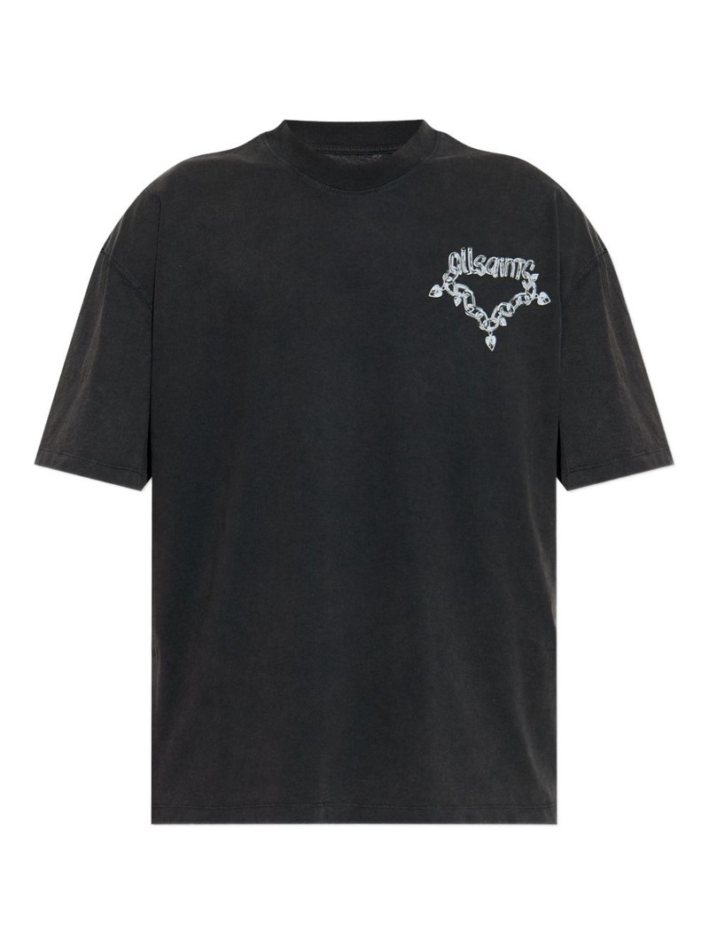 drip chain print t-shirt 1